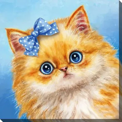 Картина маслом Кошачья жизнь №10