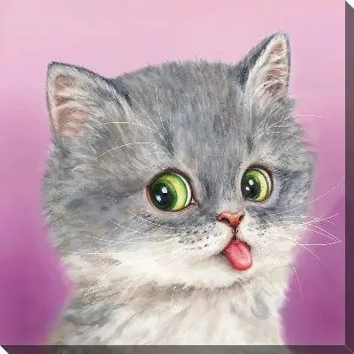 Картина маслом Кошачья жизнь №11