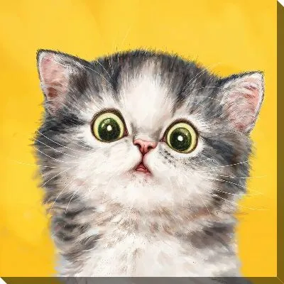 Картина маслом Кошачья жизнь №15