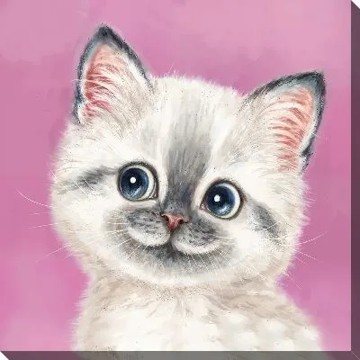 Картина маслом Кошачья жизнь №20