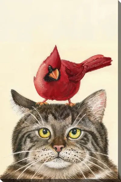 Картина маслом Кошачья жизнь №21