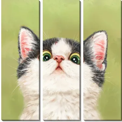 Модульная картина Кошачья жизнь №24