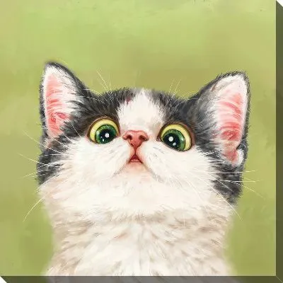 Картина маслом Кошачья жизнь №24