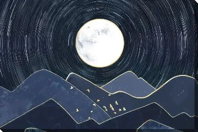 Картина маслом Золото гор №1