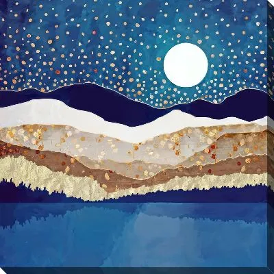 Картина маслом Золото гор №7