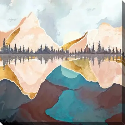 Картина маслом Золото гор №11