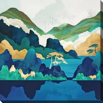 Картина маслом Золото гор №14