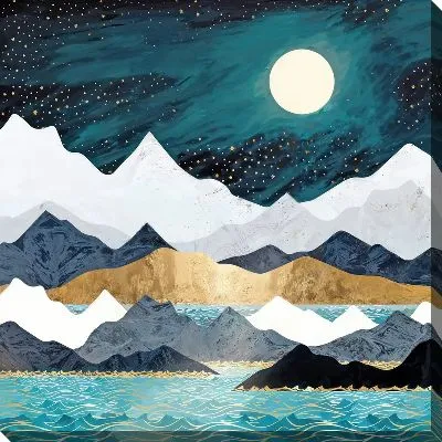 Картина маслом Золото гор №17