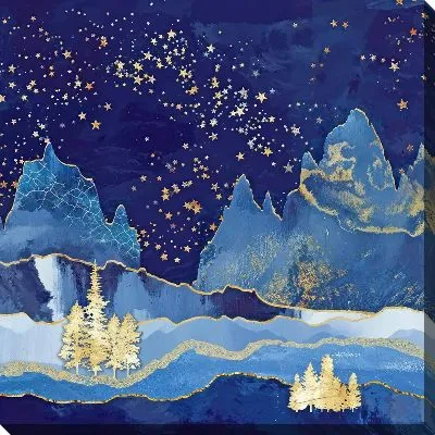 Картина маслом Золото гор №23