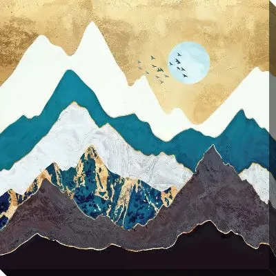 Картина маслом Золото гор №26