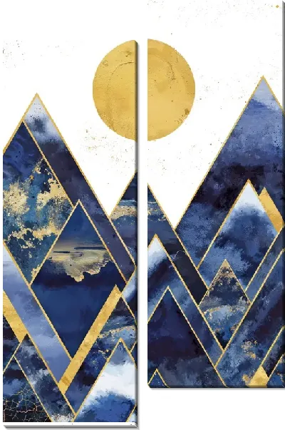 Модульная картина Золото гор №30