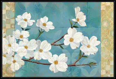 Картина Кизил цветки №2