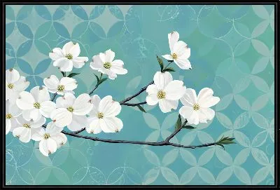 Картина Кизил цветки №4