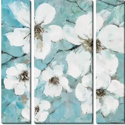 Модульная картина Кизил цветки №13