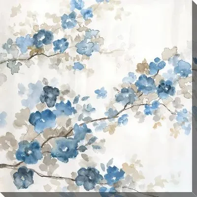 Картина маслом Кизил цветки №15