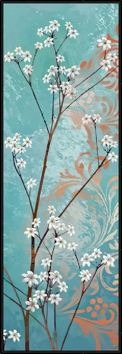 Картина Кизил цветки №26