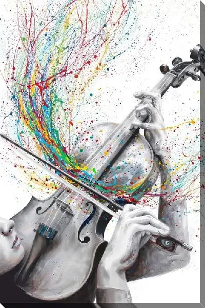 Постер Всплеск игры на скрипке