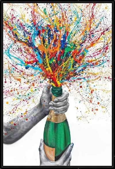 Картина Всплеск шампанского