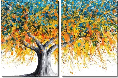 Модульная картина Арт дерево №454