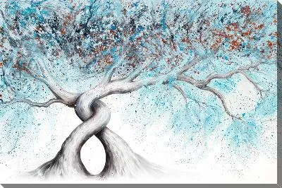 Картина маслом Арт деревья №458