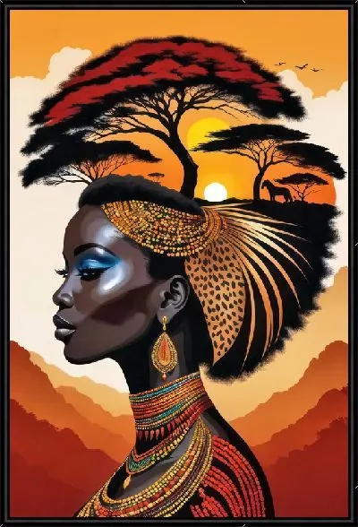 Картина Африканка №70