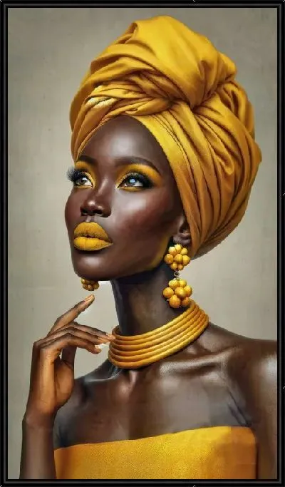Картина Африканка №701