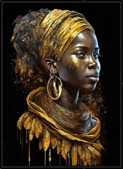 Картина Африканка №76