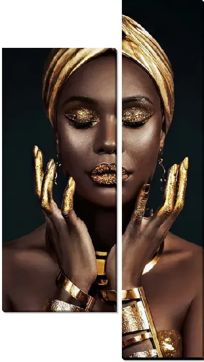 Модульная картина Африканка №71