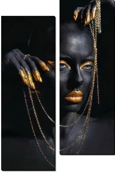 Модульная картина Африканка №72