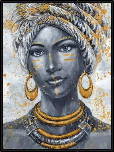 Картина Африканка №78