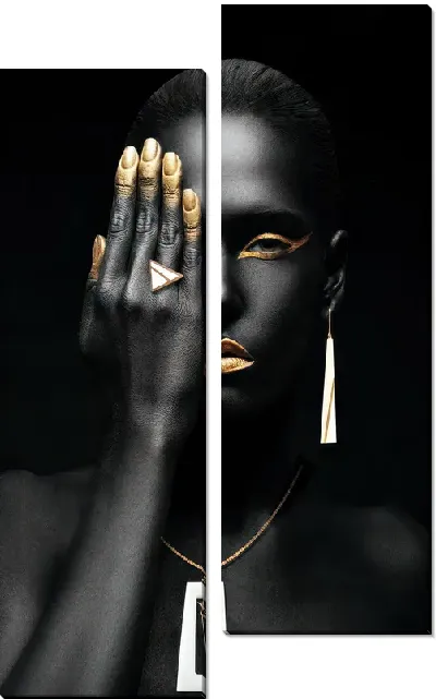 Модульная картина Африканка №73