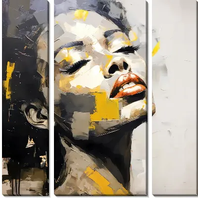 Модульная картина Африканка №79