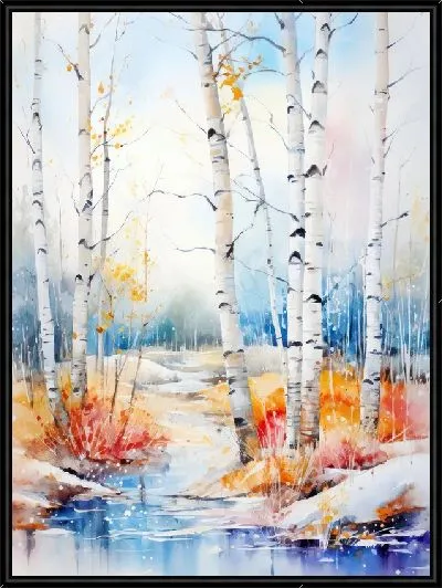 Картина Берёзы №18
