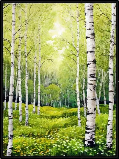 Картина Берёзы №39