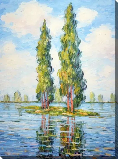Постер Кипарисы №4