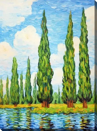 Постер Кипарисы №14