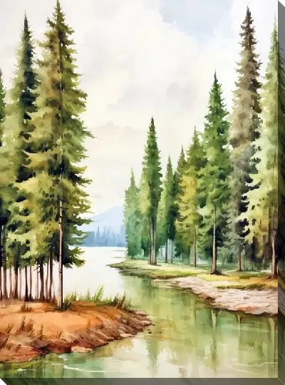 Постер Кипарисы №18