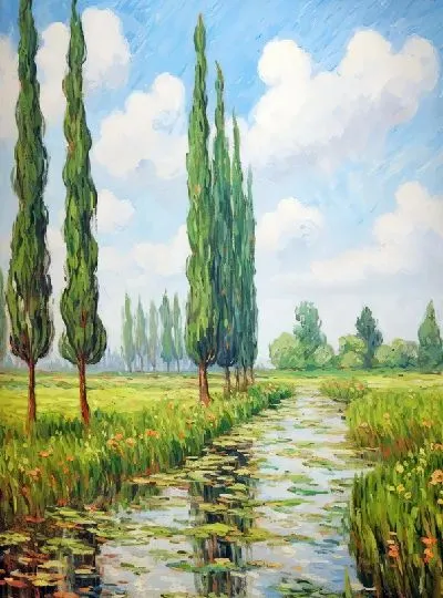 Плакат Кипарисы №21