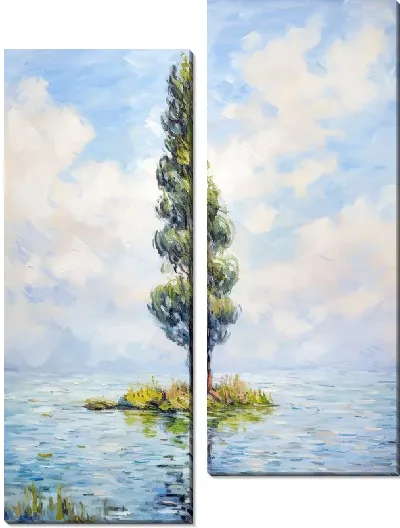 Модульная картина Кипарисы №27