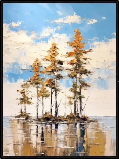 Картина Кипарисы №33