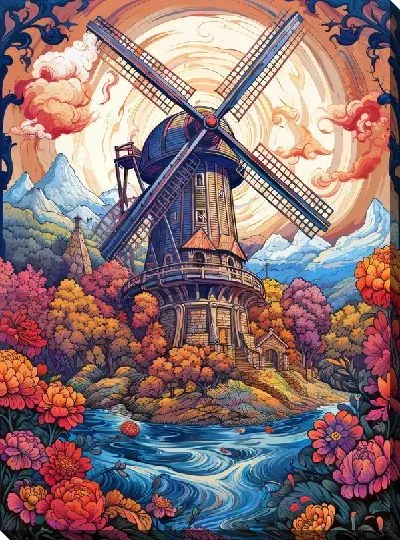 Постер Мельница №9