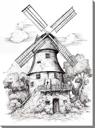 Постер Мельница №11