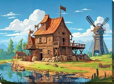 Постер Мельница №35