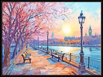 Картина Набережная №30
