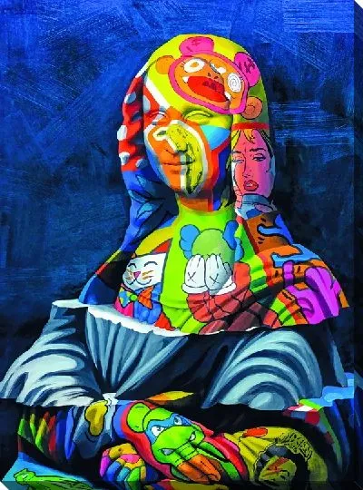 Картина маслом Арт вандал Джоконда №55