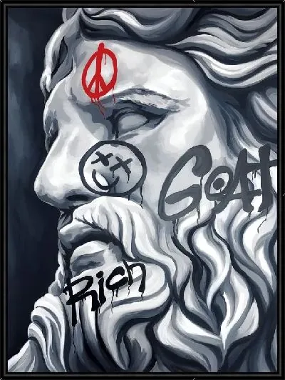 Картина Арт вандал статуя