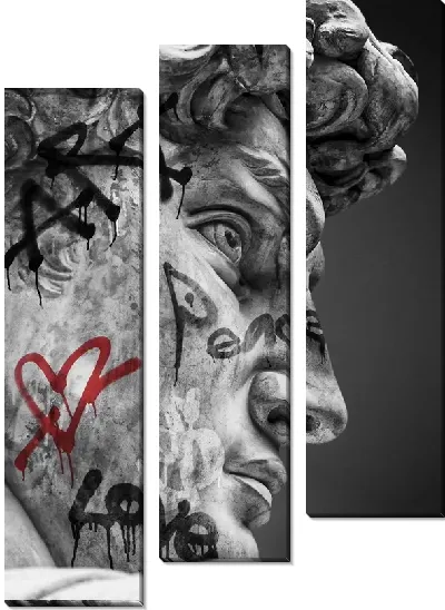 Модульная картина Арт вандал Давид