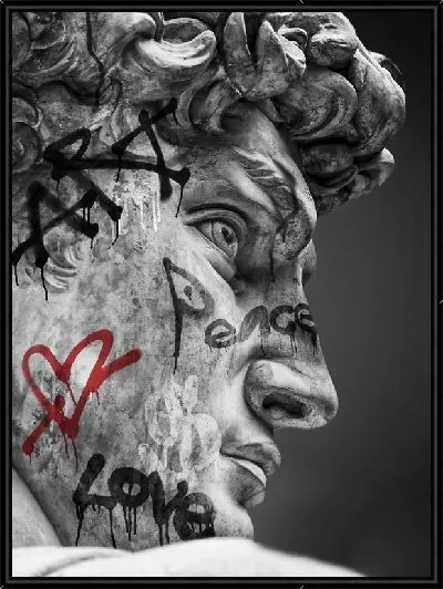 Картина Арт вандал Давид
