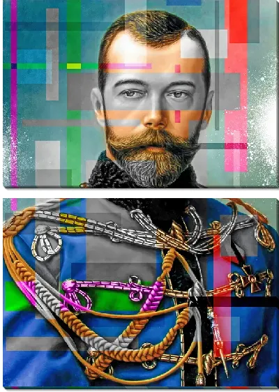 Модульная картина Арт вандал Николай II