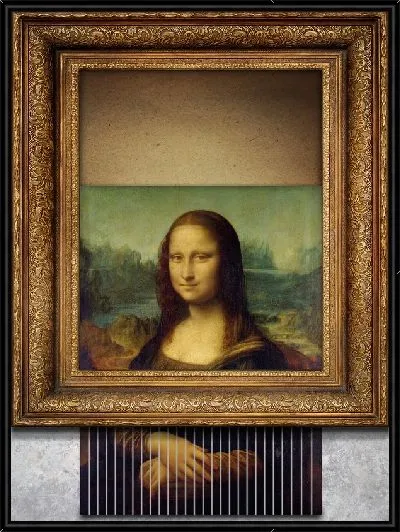 Картина Арт вандал Джоконда и шредер